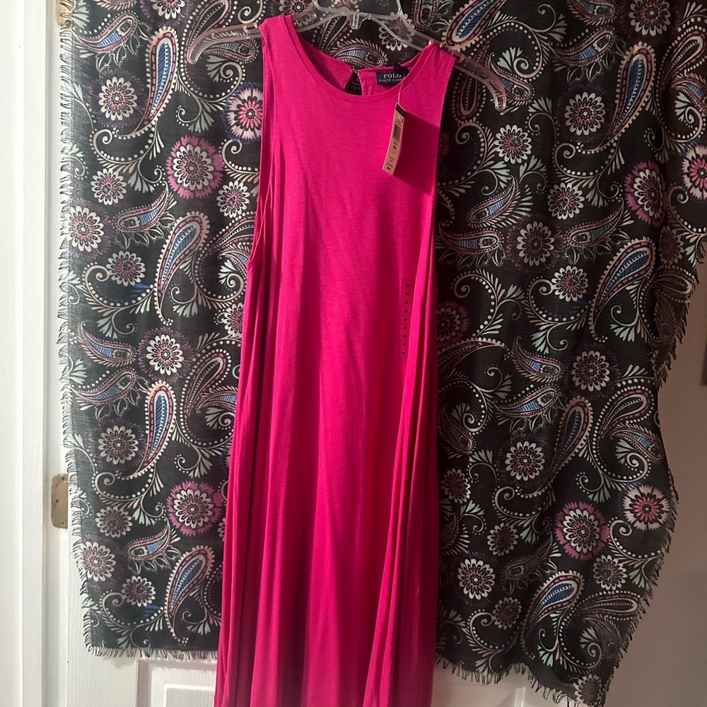 Ralph Lauren Fuchsia Maxi Dress